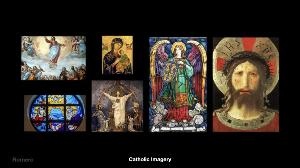 Reference image from Framing the Martyr: Scenic Design as Memory Work in Romero