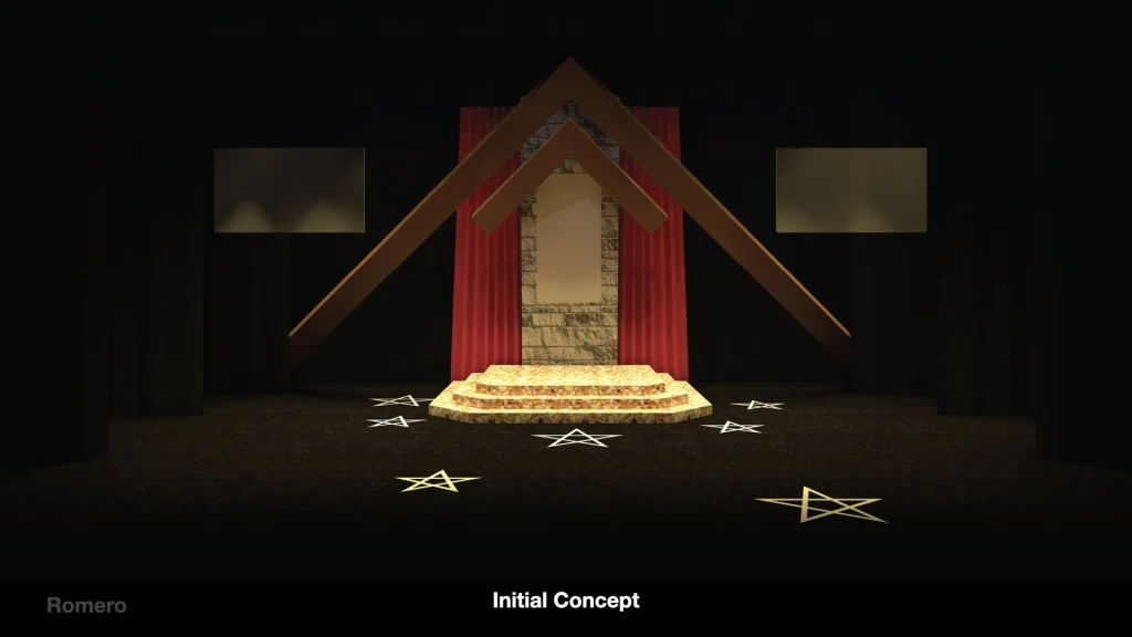 Reference image from Framing the Martyr: Scenic Design as Memory Work in Romero