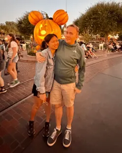 Brandon PT Davis and Gretchen Ugalde Scenic Designers at Disneyland Resort in California.