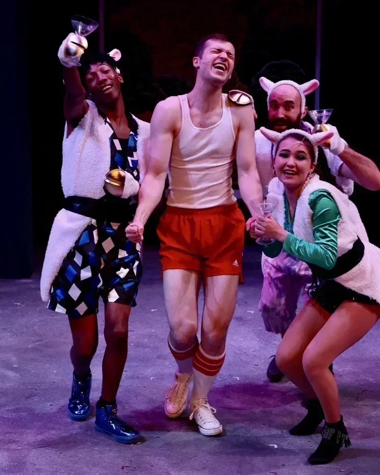 Head Over Heels scenic design project cover image